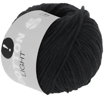 Produktbild von Lana Grossa - Baumwolle Light 0033 schwarz