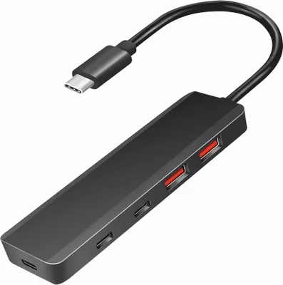 Obrázok produktu pre LogiLink UA0412 LogiLink USB 3.2 Ultra-Slim Hub, 4-portový, 2x USB-A, 2x USB-C