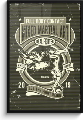 Produktbild von MuchoWow® MuchoWow® Gerahmtes Poster Mancave - Sport - Männer - Vintage 60x90 cm - Poster mit zchwarzem Bilderrahmen - Kunst