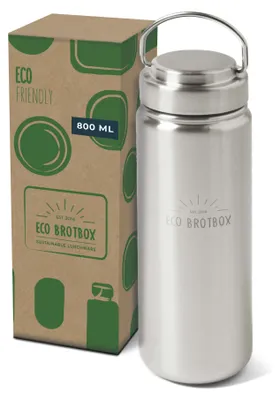 Produktbild von ECO Brotbox - ZEN2 - Trinkflasche aus Edelstahl (0,8 L)