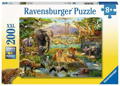 Image de Ravensburger Animaux de la savane Puzzle, 200pcs. XXL