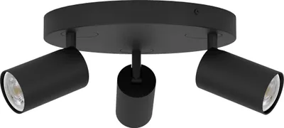 Produktbild von EGLO connect.z Smart Home LED Deckenleuchte Telimbela-Z, ZigBee, App und Sprachsteuerung, Lichtfarbe einstellbar, RGB, dimmbar, Deckenlampe schwarz