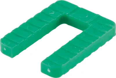 Produktbild von GLUSKE Euroklick Distanzplatte 40 x 30 x 5 mm, grün, 1000 Stück | Unterlegkeile - Distanzplättchen