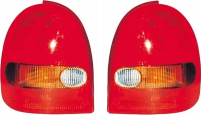 Produktbild von Rückleuchten Set für Opel Corsa B 3tg Rücklichter Heckleuchten Lampenträger TYC
