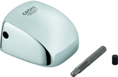 Produktbild von Grohe Kappenhebel komplett aus Metall für Urinal-Spüler chrom - 43054000