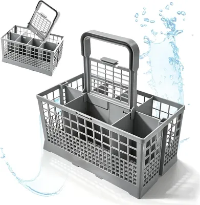 Produktbild von Besteckkorb für Spülmaschine 24 x 14 x 12.5 cm, 7 Fächer, für Küche