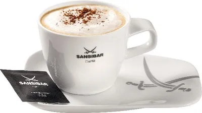 Produktbild von CAPPUCCINO-TASSE mit Untertasse von Sansibar, 0,25l