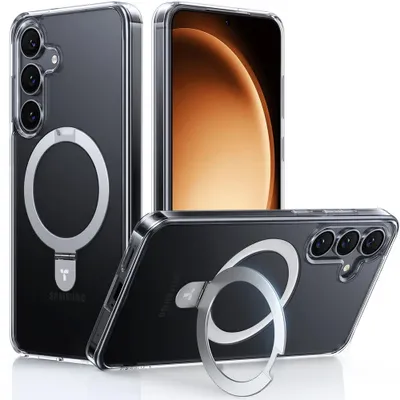 Produktbild von MagSafe-Hülle für Samsung Galaxy S25+ S936, Torras, Ostand, transparent