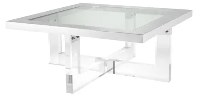 Immagine prodotto di Tavolino Casa Padrino 100 x 100 x H. 43 cm - tavolo da salotto di design