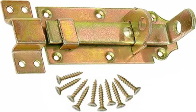 Produktbild von Schlossriegel Türriegel Türschloßriegel Schubriegel Türschieber Torriegel Gerade - Größe: Türriegel 175 / 50 - Menge: 10