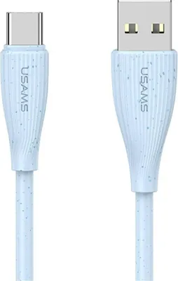 Obrázok produktu pre Usams Green Series Sj714 18 W 3 A kábel    USB-A na USB-C 1 m modrý