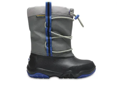 Produktbild von CROCS Wasserdichte Anti-Rutsch-Schneestiefel für Kinder grau 34,5