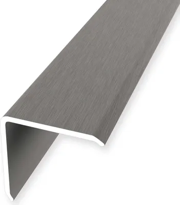 Produktbild von Eckschutzwinkel 30 x 30 x 2500 mm Winkelprofil Eckschutzprofil Aluminium eloxiert Glatt Ungebohrt Edelstahl Küberit
