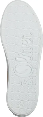 Produktbild von s.Oliver Damen Sneaker Schnürschuh Plateau Stoffschuh 5-23611-44, Größe:38 EU, Farbe:Orange