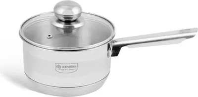 Obrázek produktu pro Nerezový hrnec s skleněným víkem Ø16 cm – 5vrstvé dno!