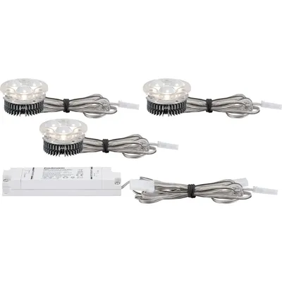 Produktbild von Paulmann 2Easy Einbauleuchten Basis-Set power LED 3x3,52W 9VA 51mm