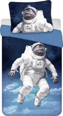 Produktbild von Bettwäsche Space Astronaut 135 x 200 cm, 100 % Baumwolle