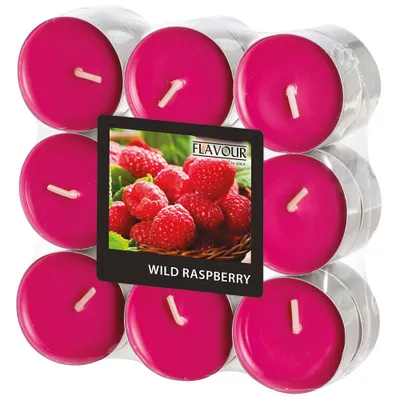 Image de Bougies à réchaud parfumées 37,5mm Raspberry VE=18 pièces