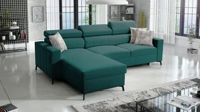 Produktbild von Ecksofa Bella I Maxi mit Schlaffunktion und Stauraum für Bettzeug für das Moderne Wohnzimmer Mono238