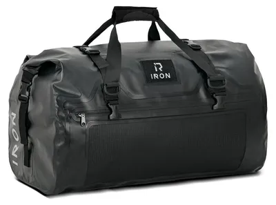 Produktbild von Motorradtasche Gepäckrolle wasserdicht 50L Schwarz mit Schultergurten und Befestigungsriemen