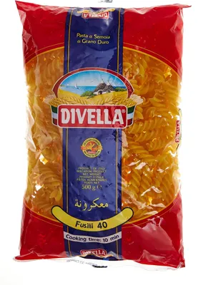 Produktbild von Nudeln, Pasta Divella Fusilli (24 X 500g)