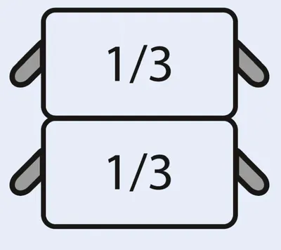 Image de Ensemble de paniers à pâtes E7/Cpcexe : 2 x 1/3 Gn
