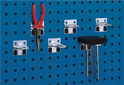 Produktbild von Bott U-Halter Breite 60 x Tiefe 20mm für Lochplatten Draht-Durchmesser 4mm 5St. / VE - 14010017