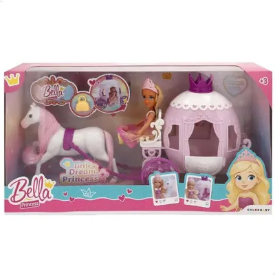 Produktbild von Colorbaby Princess & Carriage Puppe Rosa  Rosa One Size