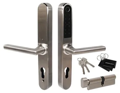 Produktbild von BH-31B Elektronisches Türbeschlag Edelstahl schmal 92 WB mm Fingerabdruck Bluetooth