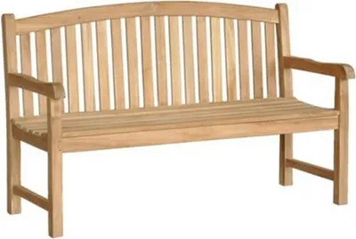 Produktbild von Gartenbank aus massivem Teakholz