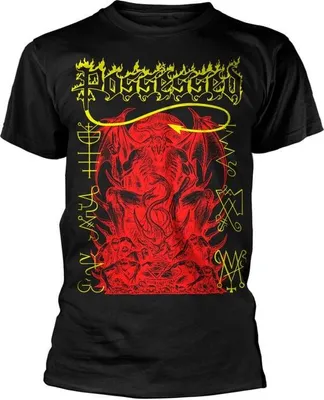 Produktbild von Possessed T-Shirt Herren Baphomet schwarz Band-Merch, Bands 100% Baumwolle L