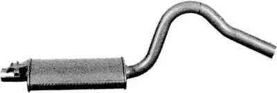 Produktbild von VEGAZ OS-199 Mittelschalldämpfer Schalldämpfer für OPEL REKORD E (17-19, 11, 14, 16)