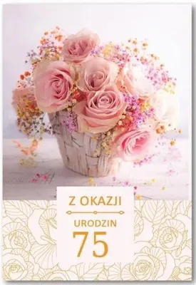 Obrázok produktu pre Blahoželanie k 75. narodeninám – Trend