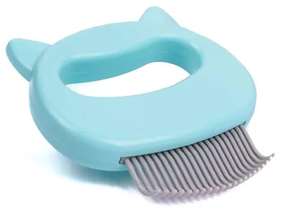 Produktbild von Leo's Paw The Original Haustierhaarentfernungskamm mit Muschelkamm, weiche Entha