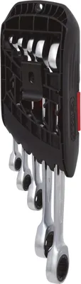 Zdjęcie produktu dla KS TOOLS GEARplus Ratschenringmaulschlüssel-Satz, umschaltbar, 5-tlg. 8-19mm (503.4605)