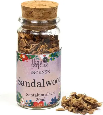 Image de Bois de santal (blanc) Encens -- 11 g ; 30 ml