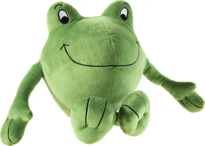 Produktbild von Kuscheltier JANOSCH Kastenfrosch grün 20 cm sitzend Plüschfrosch