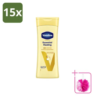 Produktbild von 15 x Vaseline Essential Healing Bodylotion - 400 ml - Sparpackung - 15 Stücke