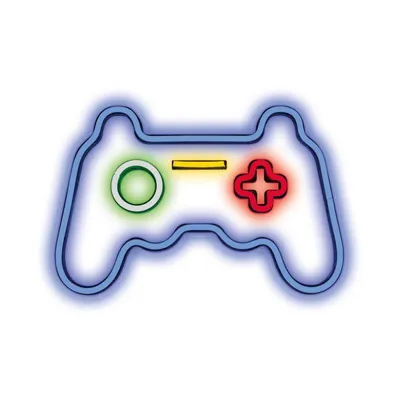 Obrázek produktu pro Dekorativní PLEXI LED neon Gamepad multicolor