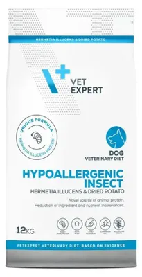 Zdjęcie produktu dla Sucha karma VETEXPERT Hypoallergenic Insect Dog 12 kg