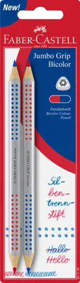Produktbild von FABER-CASTELL Jumbo Grip Silbenstifte mehrfarbig, 2 St.