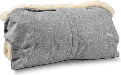 Produktbild von Fellhof Kinderwagen Handwärmer Handmuff black melange