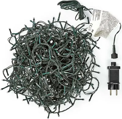 Produktbild von Nedis LICHTERKETTE 180 LED WW AUSSEN, Girlande, Grün, Weiß, Weihnachten, 16,5 m, Junge/Mädchen, Modern
