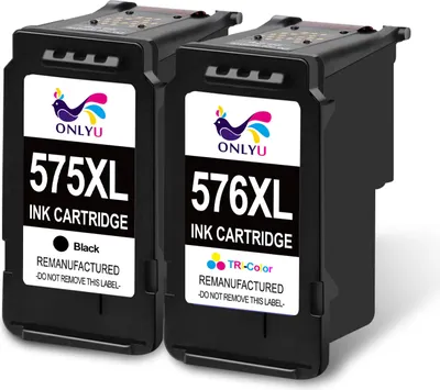 Produktbild von ONLYU 2er Multipack für CANON PG-575 576 XXL Druckerpatronen Tintenpatrone (für Pixma TS3550i TS3551i TR4750i TR4751i)