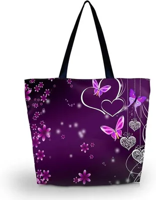 Produktbild von Famanu Einkaufstasche Faltbare Stofftasche Bedruckt - 43 x 35 x 10 cm