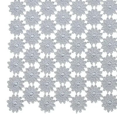 Immagine prodotto di Runner da tavola in pizzo pieno fiori nostalgici grigio 40x140 cm