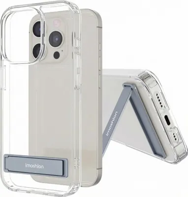 Produktbild von imoshion Back Cover mit Ständer iPhone 15 Pro - Transparent