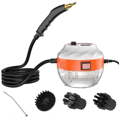 Produktbild von Handdampfreiniger 1500W, 3 Bar Hochdruck, 15s schnell aufgeheizt, 1L Tank, kraftvoll gegen Fett & Schmutz, für Küche, Bad, Fenster