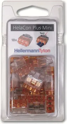 Immagine prodotto di HellermannTyton Hellermann HCPM-3 Blister PC-CL/OG 18 HelaCon Plus Mini 148-90055 (148-90055)