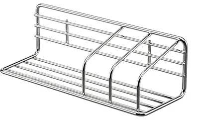 Produktbild von Schwammhalter, Edelstahl, ohne Bohren, hängend, 2-in-1 Organizer für Küche